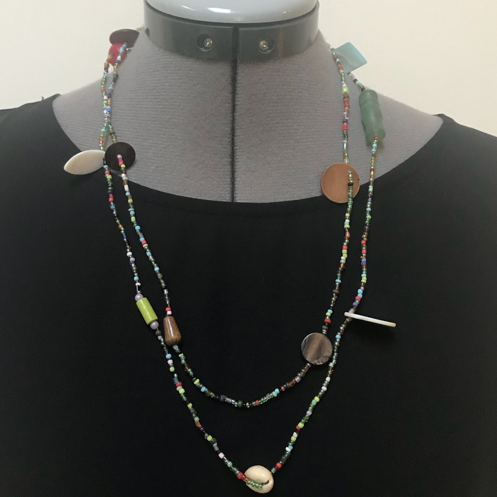 💍BOGO Bohemian flare seed bead necklace - Picture 2 of 4